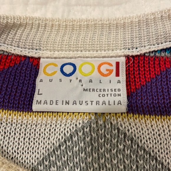 COOGI Australia 100% cotton sweater size L - Picture 8 of 11